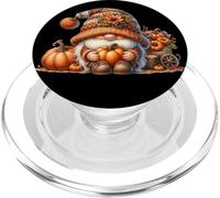 Farm Fresh Pumpkin GNOME For Women Kids Cute Pumpkin Fall PopSockets PopGrip para MagSafe