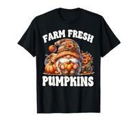 Farm Fresh Pumpkins and Autumn GNOME For Teacher Fall Season Camiseta