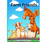 Farm Friends: A cute animals colouring book