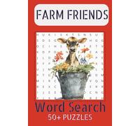 Farm Friends Word Search Puzzle Book: Word Searches with Easy to Read Print about Farm Animals, Farming, Animals and More | 6X9 inches, 110 Pages | ... Gift for Vacation, Holidays, and Free Times