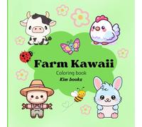 Farm Kawaii: Coloring book (A world colors)