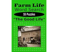 Farm Life Word Search Book: Farm Life Word Search Book: Word searches with easy to read print about Farm Life, Agriculture, Farming equipment, and ... for Vacations, Holidays, and free time