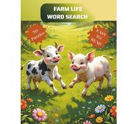 Farm Life Word Search Puzzle Book: Farming Themed Puzzles, 8.5 x 11, 100 Pages, 50 Puzzles... Gift for vacation and Free Time