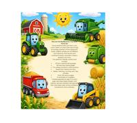 Farm Machines Tracing & Coloring Book: Trace, Color, and Learn About 40 Amazing Farm Machines with Fun Preschool Activities for Ages 3-5 (Big Machines Adventures)