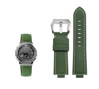 Farm Oak Modificado para Casio G-Shock GA-2100 GM2100 GM-110 GA110 DW5600 Series Frosted Cow Hide Correa de Reloj de Cuero para Hombres