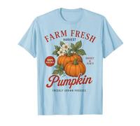 Farm Organic Pumpkin Fresh Farmer's Market Vintage Fall Camiseta