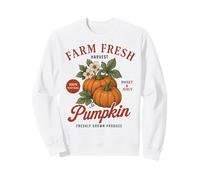 Farm Organic Pumpkin Fresh Farmer's Market Vintage Fall Sudadera