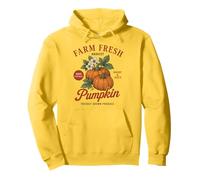 Farm Organic Pumpkin Fresh Farmer's Market Vintage Fall Sudadera con Capucha