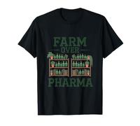 Farm Over Pharma Plantas Medicina Naturaleza Camiseta