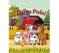 Farm Pals: A Fun Farm Animals Coloring Book for Kids Ages 5-9: 24 Cute & Easy Farm Animal Coloring Pages Featuring Cows, Horses, Pigs, Chickens, Sheep, Ducks, Goats & More