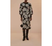 FARM Rio Bossa Banana Knit Dress Talla: XXS | Vestidos Midi Outlet | Mujer