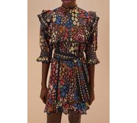 FARM Rio Jujus Garden Black Mini Dress Talla: S | Mini Vestidos Outlet | Mujer | Negro