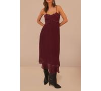 FARM Rio Purple Lace Sleeveless Midi Dress Talla: XXS | Vestidos Midi Outlet | Mujer