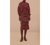 FARM Rio Toucans Scarf Cross Stitch Embroidered Long Sleeve Talla: XXS | Blusón Outlet | Mujer