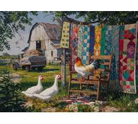 Farm Scene 2000 Piece Jigsaw Puzzles for Adults, Colourful, Challenging & Brainteasing Adult Puzzles 2000 Pieces Truck, Fun jigsaws for The Whole Family 40x28 Inch