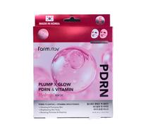 Farm Stay - Plump X Glow PDRN & Vitamin Hydrogel Mask - 4pcs