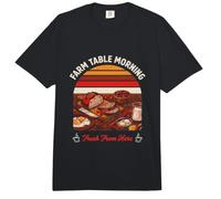 Farm Table Mañana Fresco Desde Aquí Desayuno Country Comfort Colors Adult Heavyweight T-Shirt
