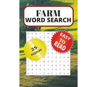 Farm word search: Farming , ranch , animal, 6 x 9 inches, 50 pages, 375 words