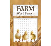 Farm Word Search Puzzle Book: 50+ Word Searches about Farm Animals, Lifestyle and More | 6x9 Inches, 110 pages | Solutions Included