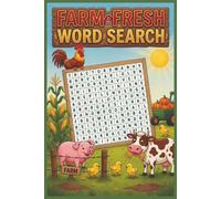 Farm Word Search Puzzle Book: Enjoy Easy-to-Read Word Search Puzzles All About Farm Animals, Equipment, & Traditions | 6x9 Book | 55 Fun Challenges ... Kids, Vacations, Road Trips & Quiet Evenings