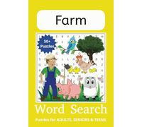 Farm Word Search Puzzle Book: Experience Farm Adventures with Engaging Challenges | 6x9 Inches, 110 Pages | Over 50 Puzzles Highlighting Animals, ... Gift for Vacations, Holidays and Free Times