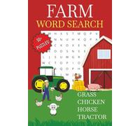 Farm Word Search Puzzle Book: Word Searches with Easy to Read Print about a Farm | 6x9 inches, 110 pages | 50+ Puzzles... Gift for Vacations, holidays and Free Time Fun