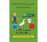 Farm Word Search Puzzle Book: Word Searches with Easy to Read Print about Farm,Animals, and More | 6x9 inches , 110 pages | 50+ Puzzles... Gift for Vacations , Holidays and Free Times