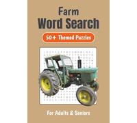 Farm Word Search Puzzle Book: Word Searches with Easy to Read Print about Farmers, Agriculture and Fields | 6x9 inches, 110 pages | 50+ Puzzles | Gift for Vacations, Holidays and Free Times