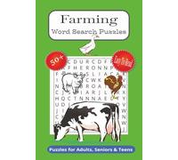 Farm Word Search Puzzle: Word Searches with Easy to Read Print about Farm,Ranch, Orchard and more | 6x9 inches, 110 pages | 50+ Puzzle... Gift for Vacations, Free Times, Holidays