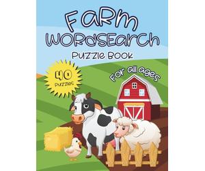 Farm Wordsearch Puzzle Book: Farm Life and Animal Words for Kids