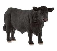 Schleich Figura de animal de granja Toro Black Angus 13879 detallada 14 x 4 x 7 cm desde 3 años