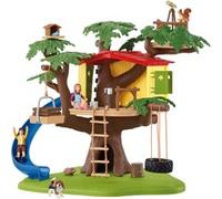 Schleich 42408 Farm World Play Set - Casa de árbol de aventura, juguetes a partir de 3 años