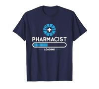 Farmacéutico Cargando Medicina Farmacia Estudiantes Farmacéuticos Camiseta, Hombre, Azul Marino, 3XL