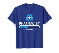 Farmacéutico Cargando Medicina Farmacia Estudiantes Farmacéuticos Camiseta, Hombre, Azul Real, XXL