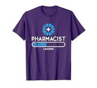 Farmacéutico Cargando Medicina Farmacia Estudiantes Farmacéuticos Camiseta, Hombre, Morado, L