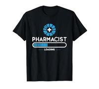 Farmacéutico Cargando Medicina Farmacia Estudiantes Farmacéuticos Camiseta, Hombre, Negro, 4XL