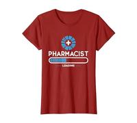Farmacéutico Cargando Medicina Farmacia Estudiantes Farmacéuticos Camiseta, Mujer, Arándano, XXL