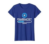 Farmacéutico Cargando Medicina Farmacia Estudiantes Farmacéuticos Camiseta, Mujer, Azul Real, XXL