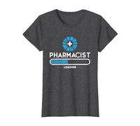 Farmacéutico Cargando Medicina Farmacia Estudiantes Farmacéuticos Camiseta, Mujer, Jaspeado Oscuro, XS