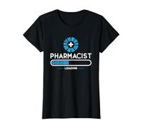 Farmacéutico Cargando Medicina Farmacia Estudiantes Farmacéuticos Camiseta, Mujer, Negro, M