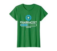 Farmacéutico Cargando Medicina Farmacia Estudiantes Farmacéuticos Camiseta, Mujer, Verde Kelly, 3XL
