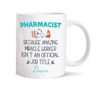 Farmacéutico Porque Milagro Increíble Tazas De Regalo Graciosa Tazón De Café Novedad Tazas Té Regalos Divertidos Para Colegas Oficina Novios 330 Ml