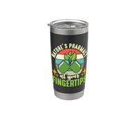 Farmacia de la naturaleza en su medicina alternativa Herbolaria Vaso térmico de acero inoxidable de doble pared