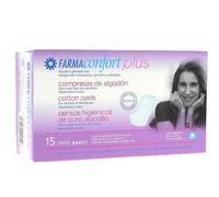 Farmaconfort Plus compresas mini algodón 15uds