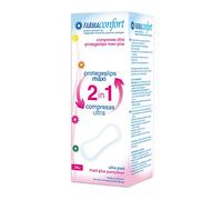 Farmaconfort 2 en 1 protegeslips/compresas 12uds