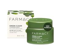 Farmacy Green Clean - Bálsamo desmaquillante resistente al agua + limpiador facial a base de aceite - Elimina suavemente maquillaje y SPF mientras hidrata la piel (30 ml)