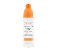 Farmacy Suero facial con 10 % de vitamina C - Suero facial iluminador con vitamina C para reafirmar y suavizar la textura de la piel - Ácido ascórbico L + piel de mandarina para hidratar e igualar el