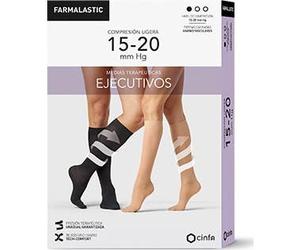 Farmalastic Calcetín Ejecutivo Compresión Ligera T-L Negro 1 par