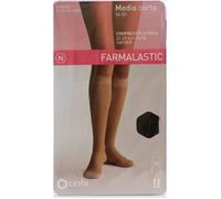 Farmalastic Media Corta (A-D) Beige T-Pequeña Compresión Normal - Media Corta para la Circulación