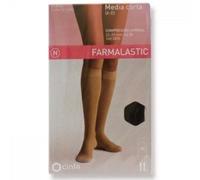 Farmalastic Media Corta (A-D) Compresión Normal Negra T-Grande Insuficiencia Venosa Crónica, Varices